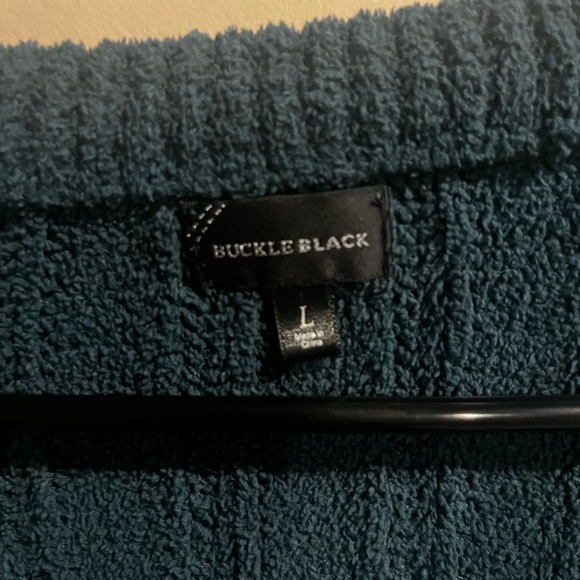 Buckle Black Brand size Large Green Sweater V Neck worn couple times - Picture 2 of 4